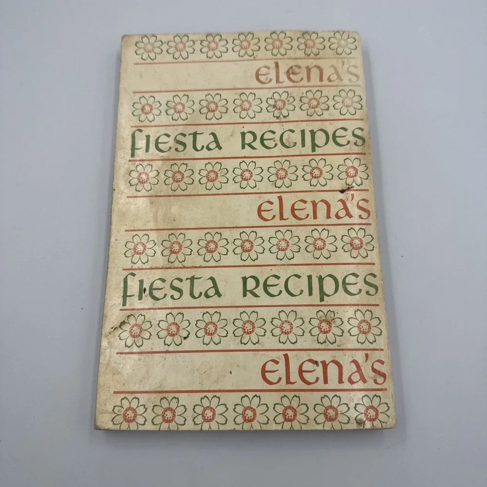 ELENA'S FIESTA RECIPES Elena Zelayeta‎ 1961 Paperback Mexican Cookbook Loved